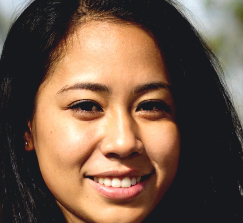 Program participant sharing remote learning experience