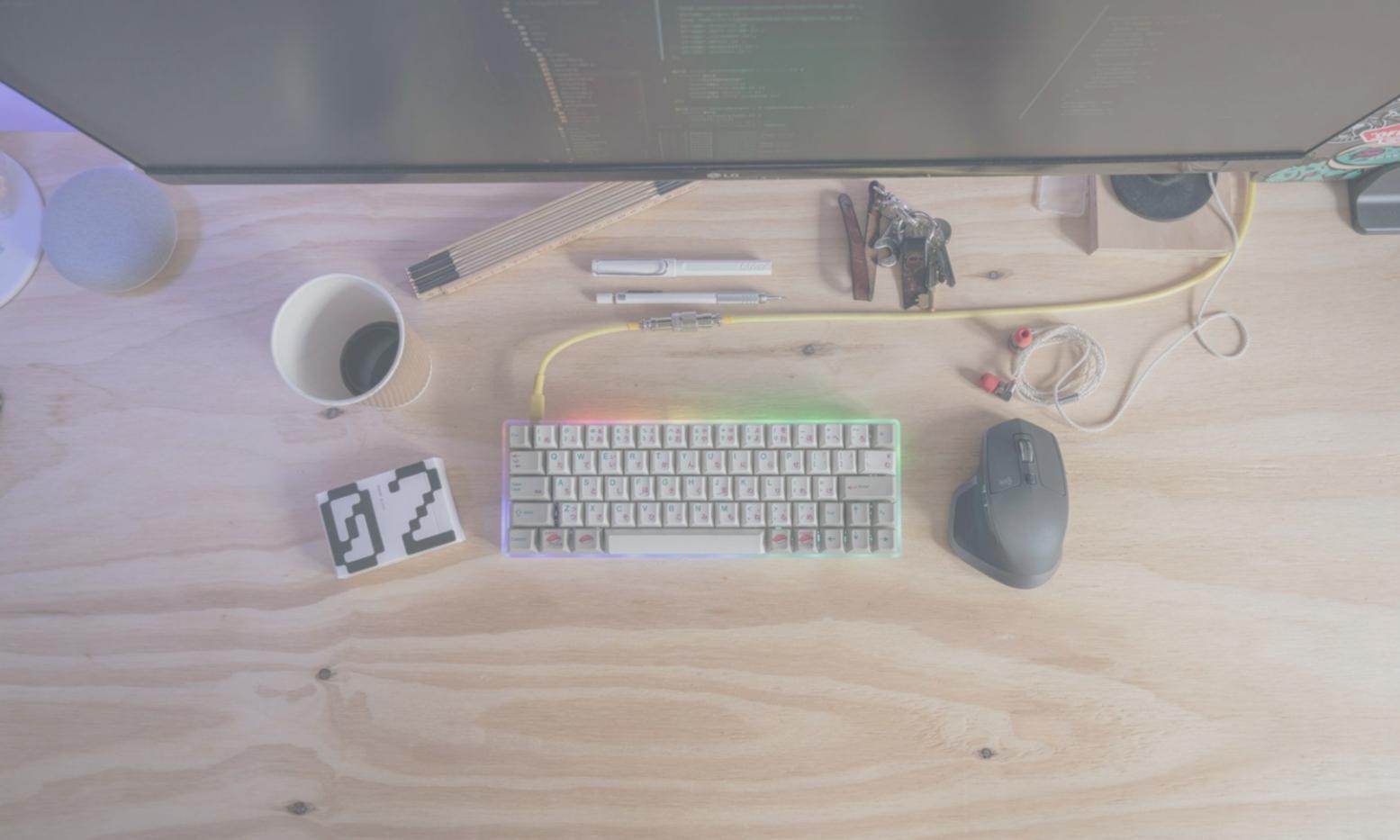 Remote learning setup showing financial education materials